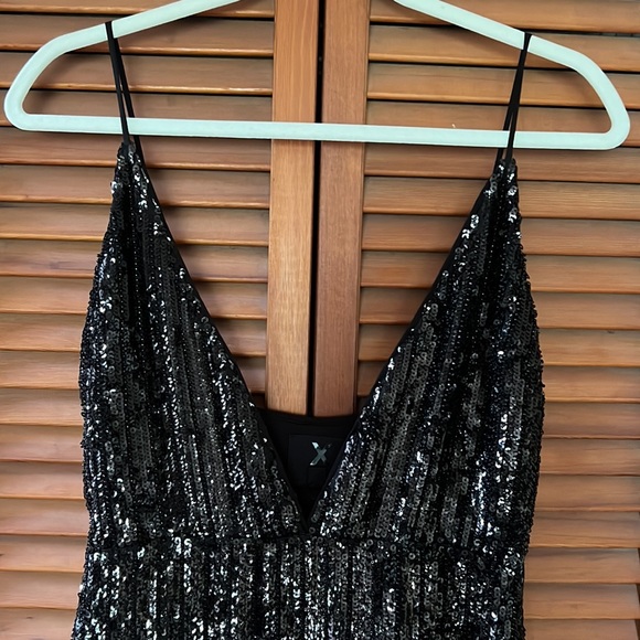 X by nbd long sequined gown - Picture 2 of 6
